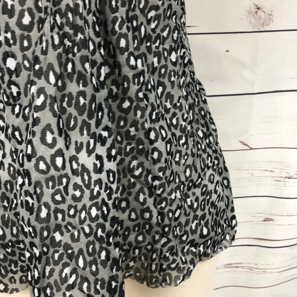 Michael Kors Leopard Print Blouse‎